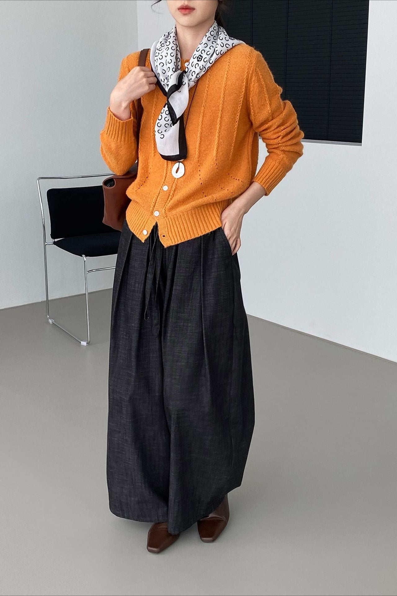 Atmospheric Wool Knit Cardigan